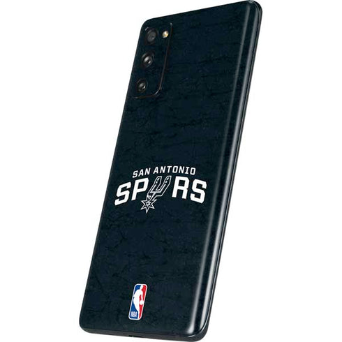 NBA San Antonio Spurs Distressed Galaxy S20 Fan Edition Skin